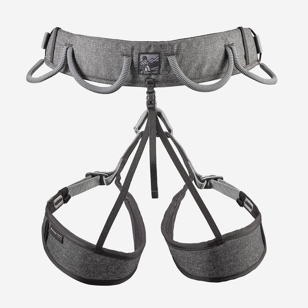 Climbing and Mountaineering Harness - Klimb Black